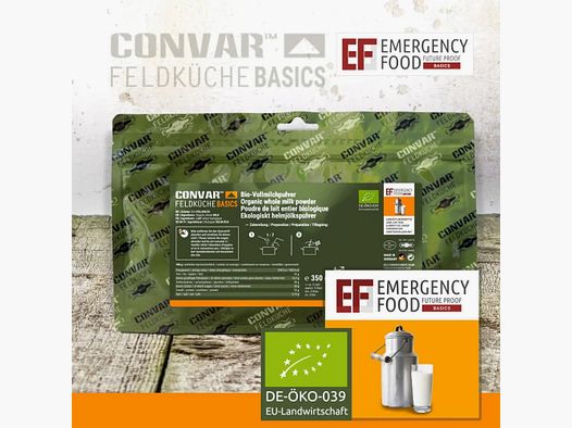 Emergency Food Emergency Food Feldküche Basics Bio-Vollmilchpulver 350 g