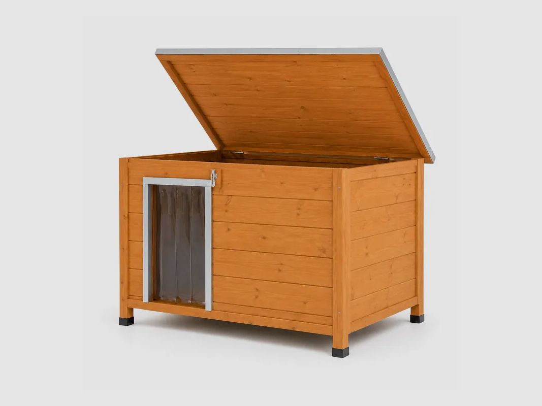 Nische aus Holz mit hoher Isolierung Größe M - Fichte 3 Schichten mit wasserdichtem Dach, Bild 4 von 11
