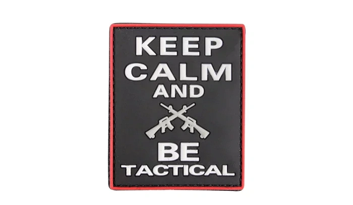 Parche 3D – Keep calm and BE tactical – 444130-3960 – 101 Inc., imagen 1 de 2