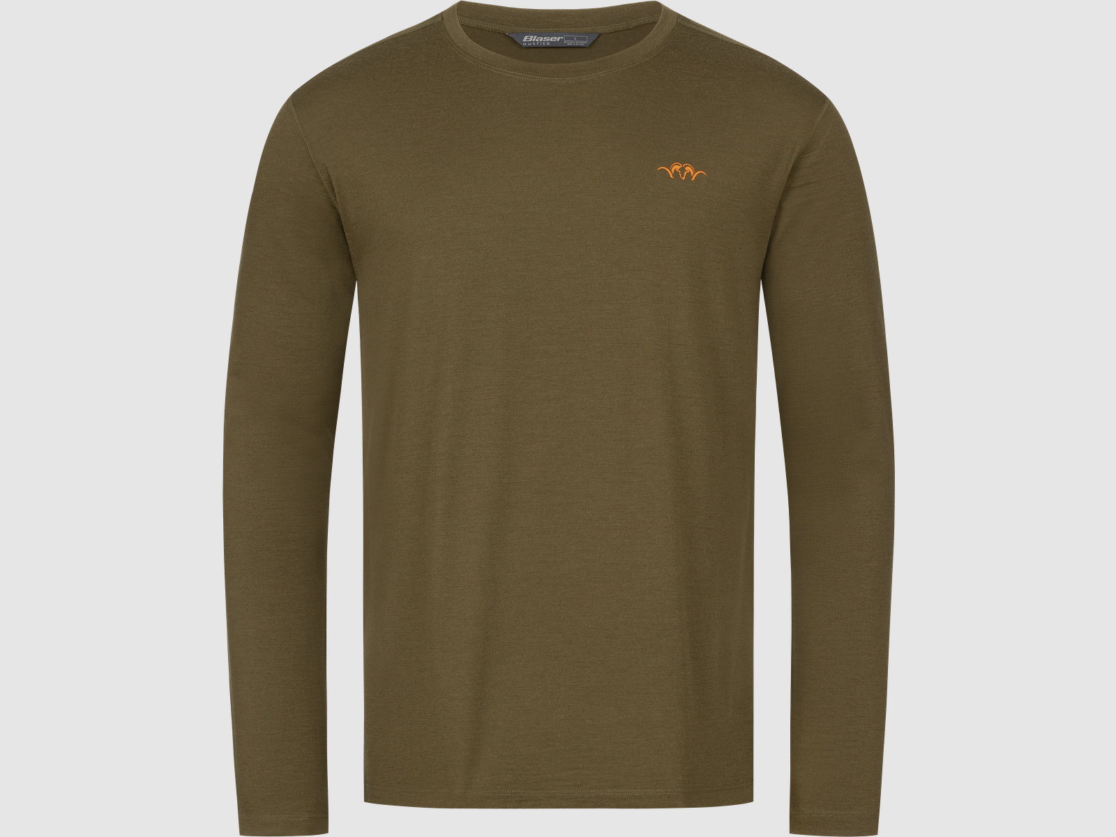 Herren Merino Base 160 LS T-Shirt Dunkel Oliv Dunkel Oliv L