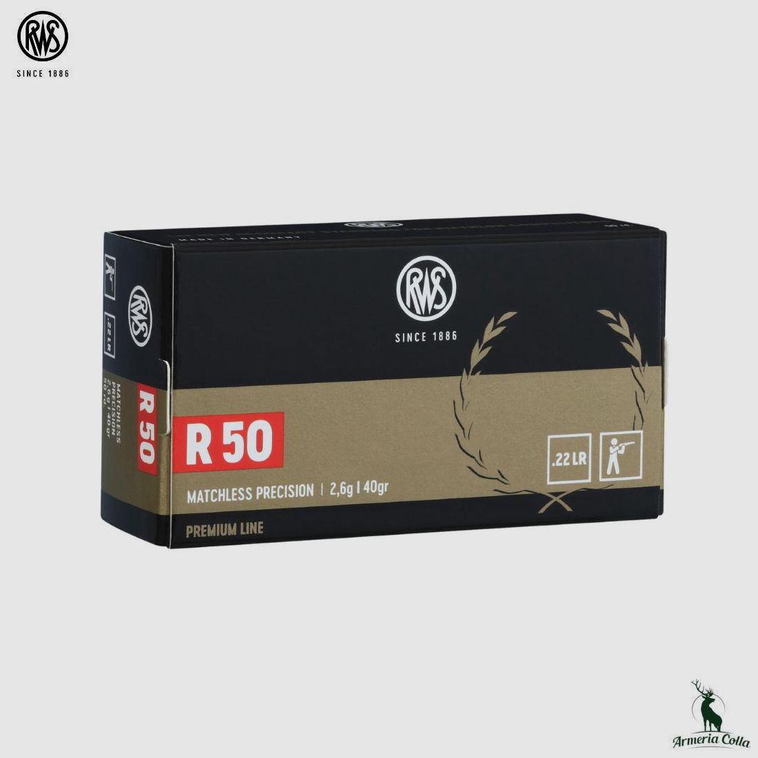 Rws Ammunition R50 cal. .22Lr. 40 gr. art. 2134187
