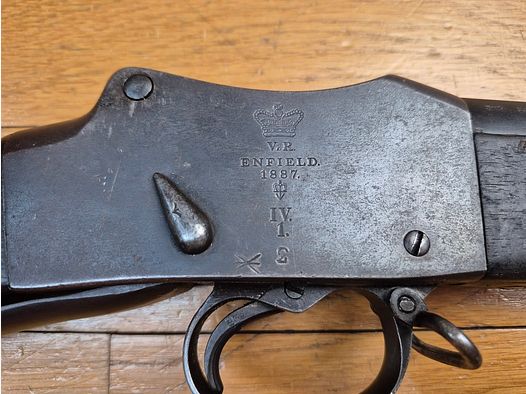 Sehr schönes Martini-Henry MKIV Gewehr – Kal.577/450. Original – Waffe von 1887 – Arsenal von Enfield – Viktorianisches britisches Empire – Selten in diesem Zustand – TBE++
