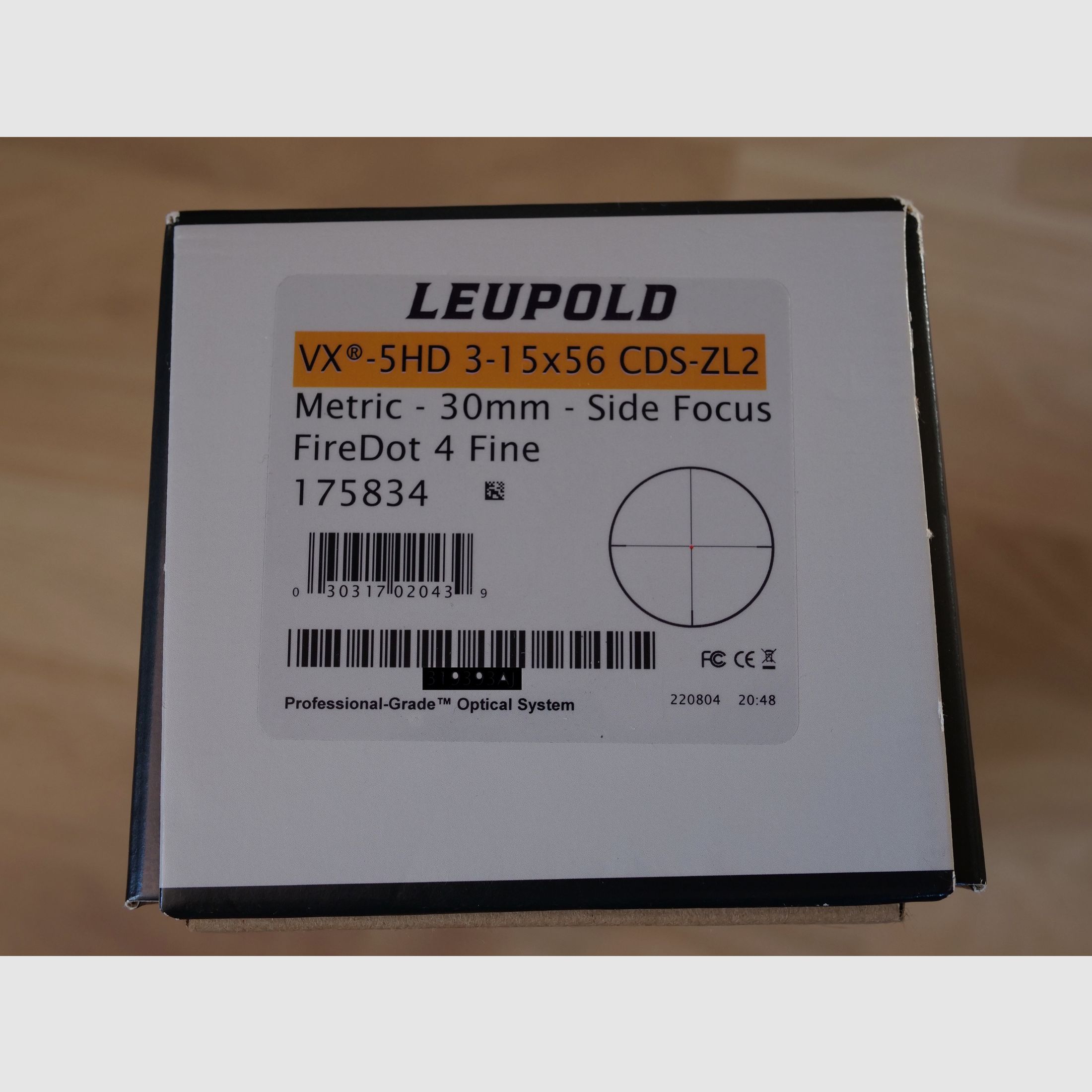 LEUPOLD VX-5HD 3-15x56 CDS-ZL2 30mm