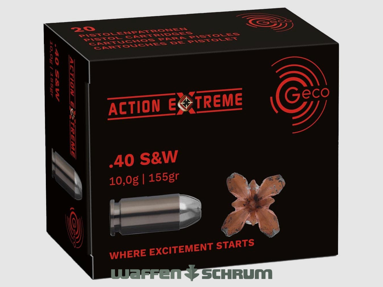 Geco .40S&W Action EXTREME 10,0g - 155gr