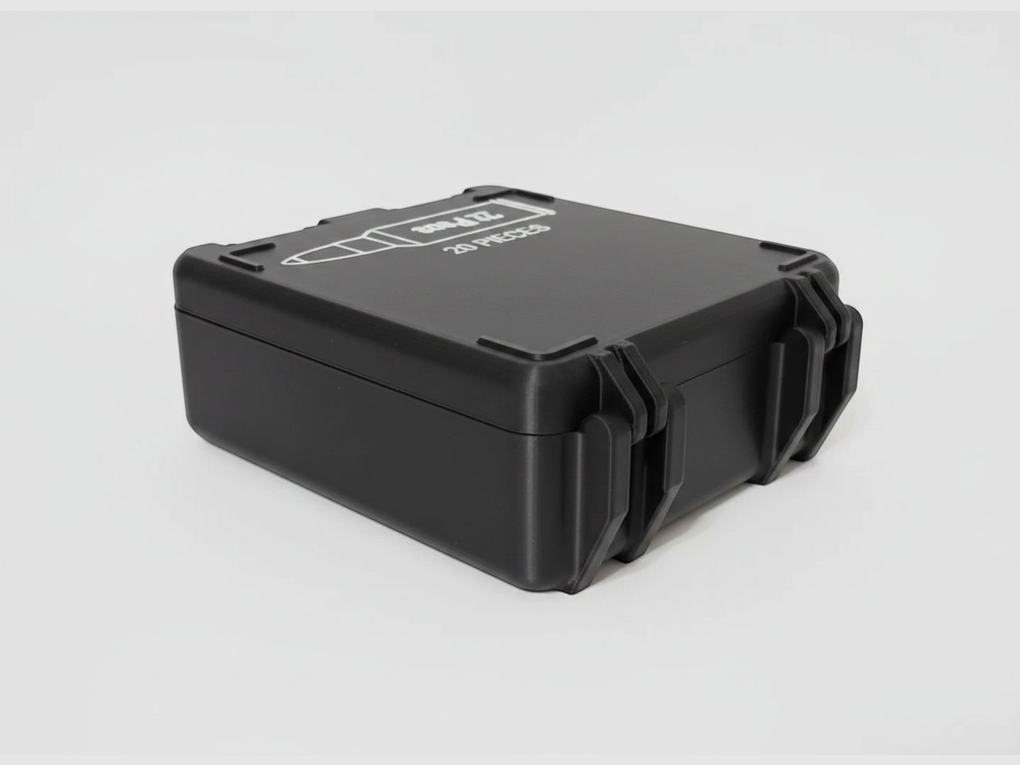 Filamelt Munitionsbox / 22 Picra / 'Klapp- / Rastdeckel' / Patronenbox, Ammo Box