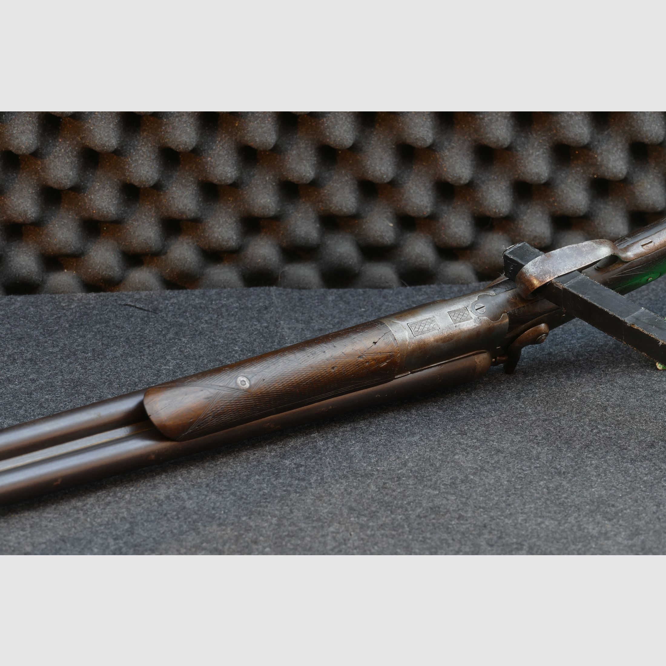 Belgijska strzelba podwójna Hahn Clement Liège, kaliber 16/65