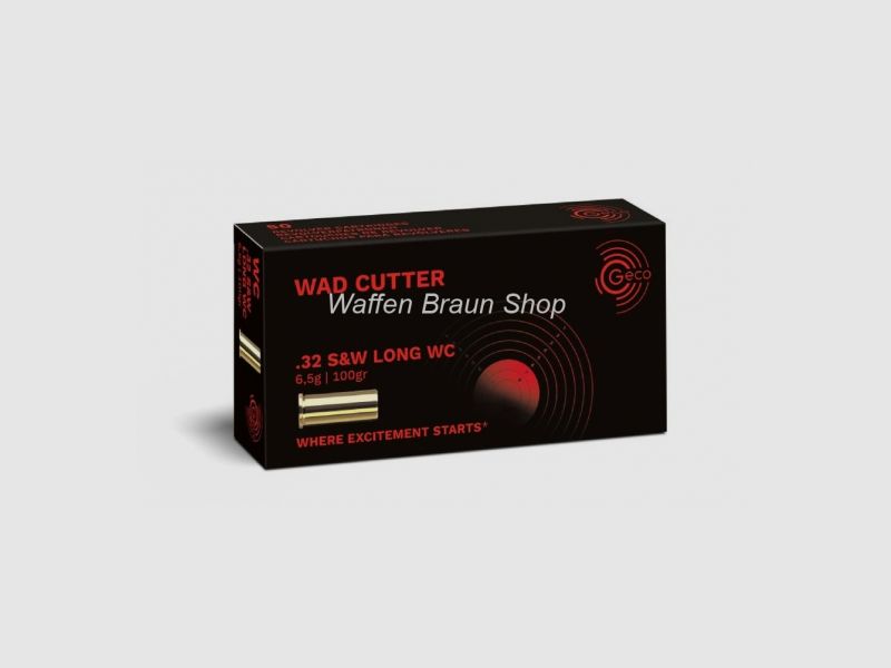 GECO PATR .32 S&W LANG WC 50 STK