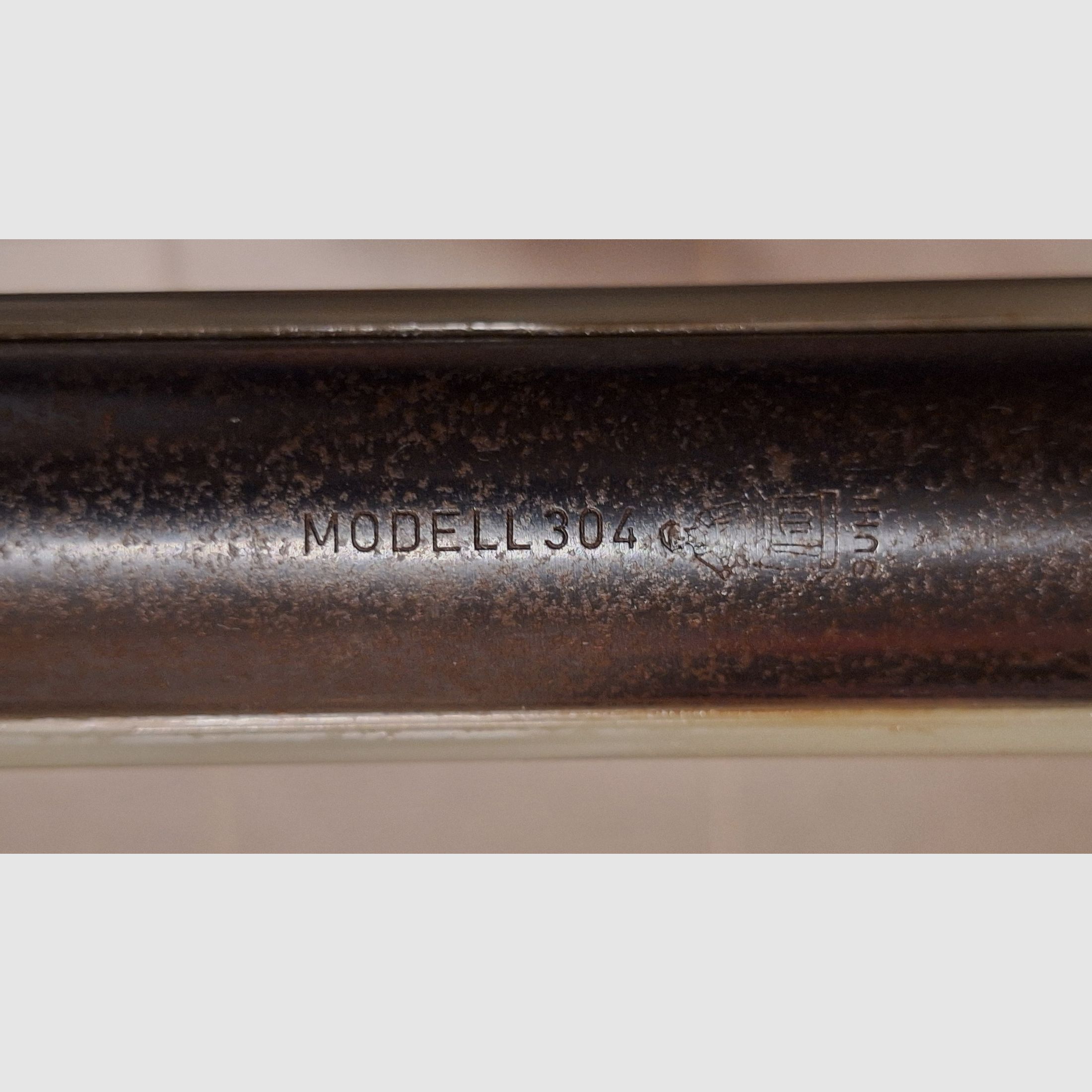Rifle de aire Modelo 304 Haenel Suhl Original DDR con cañón largo de 49cm!