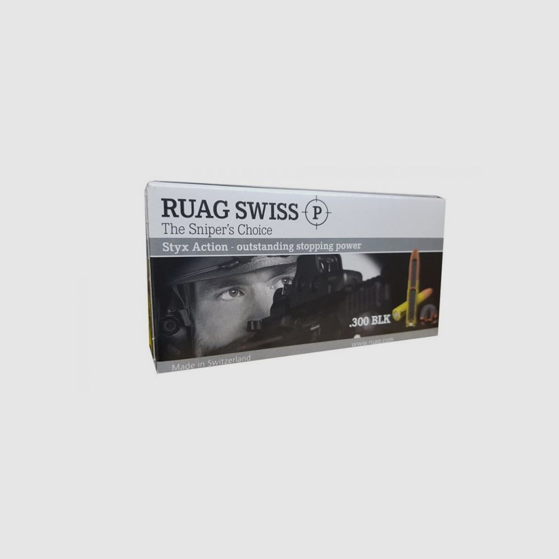 RUAG SWISS P 300 BLK 130 GRS / 8,4 G HV LF STYX ACTION SX 30 PZ