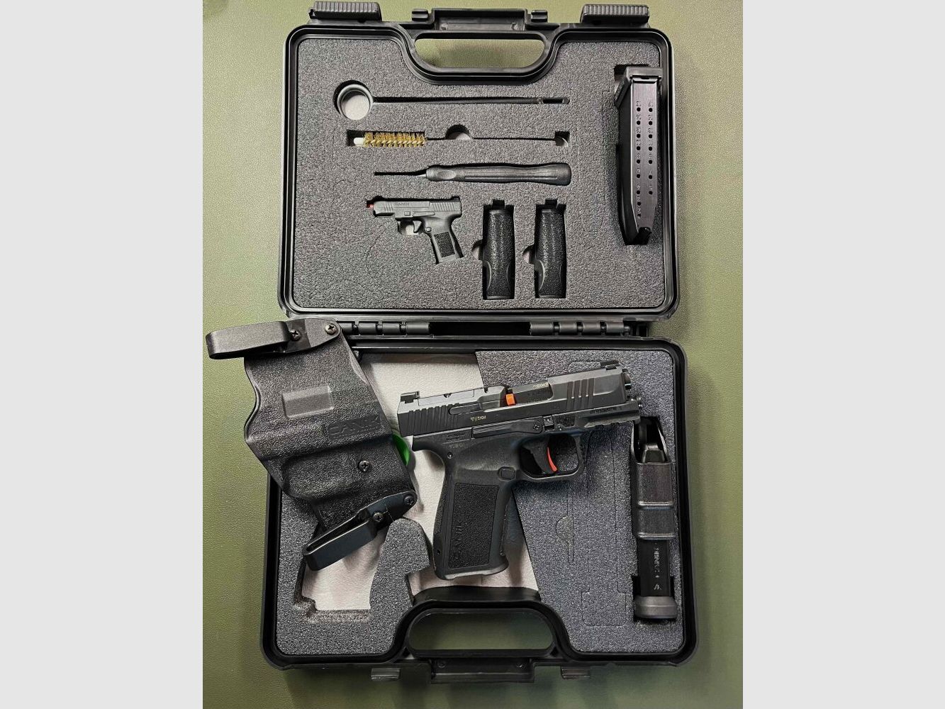 Canik METE MC9 L 9x19 Micro Compact SAO Schwarz inklusive Zubehör 9mmLuger