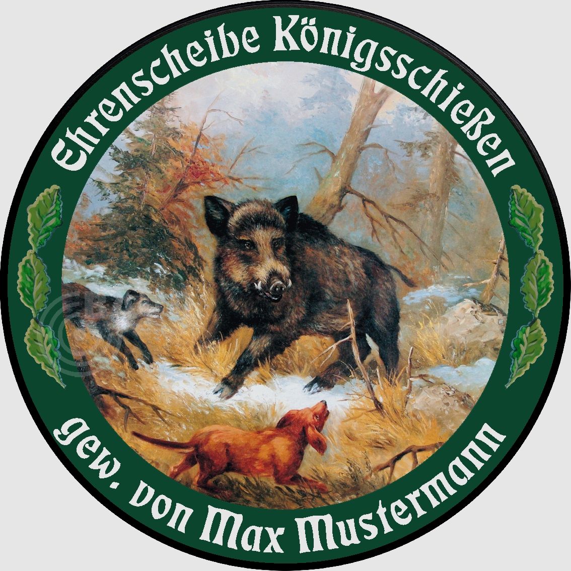 Schietschijf ECO-LINE Motief 102, afbeelding 1 van 6