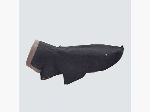 Hundemantel Brooklyn waxed cotton Graphit