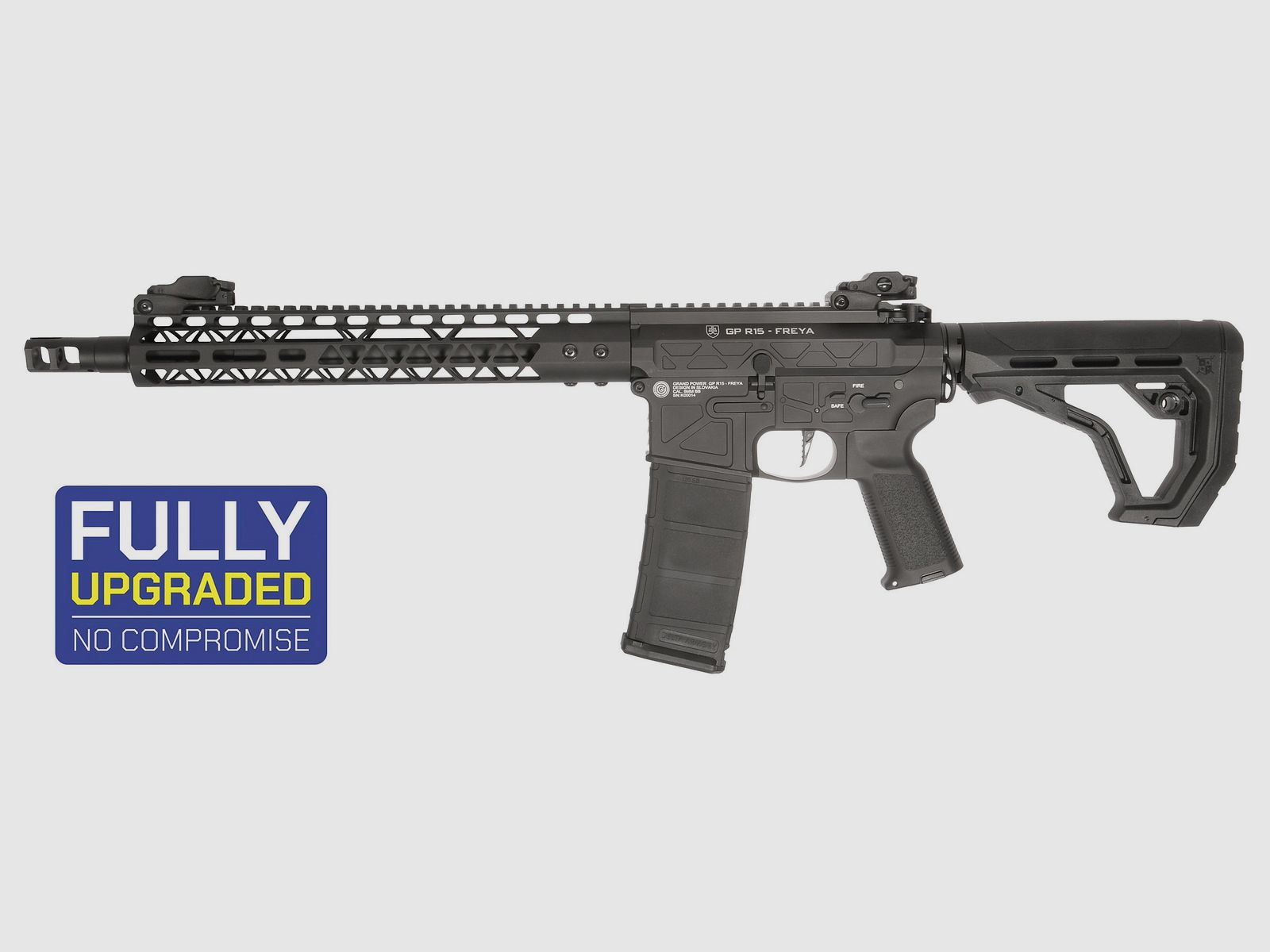 GP R15 FREYA Skeleton 13" gen.2 Mlok FREYA ALPHA Schwarz S-AEG Frei ab 18 Jahren | Delta Armory