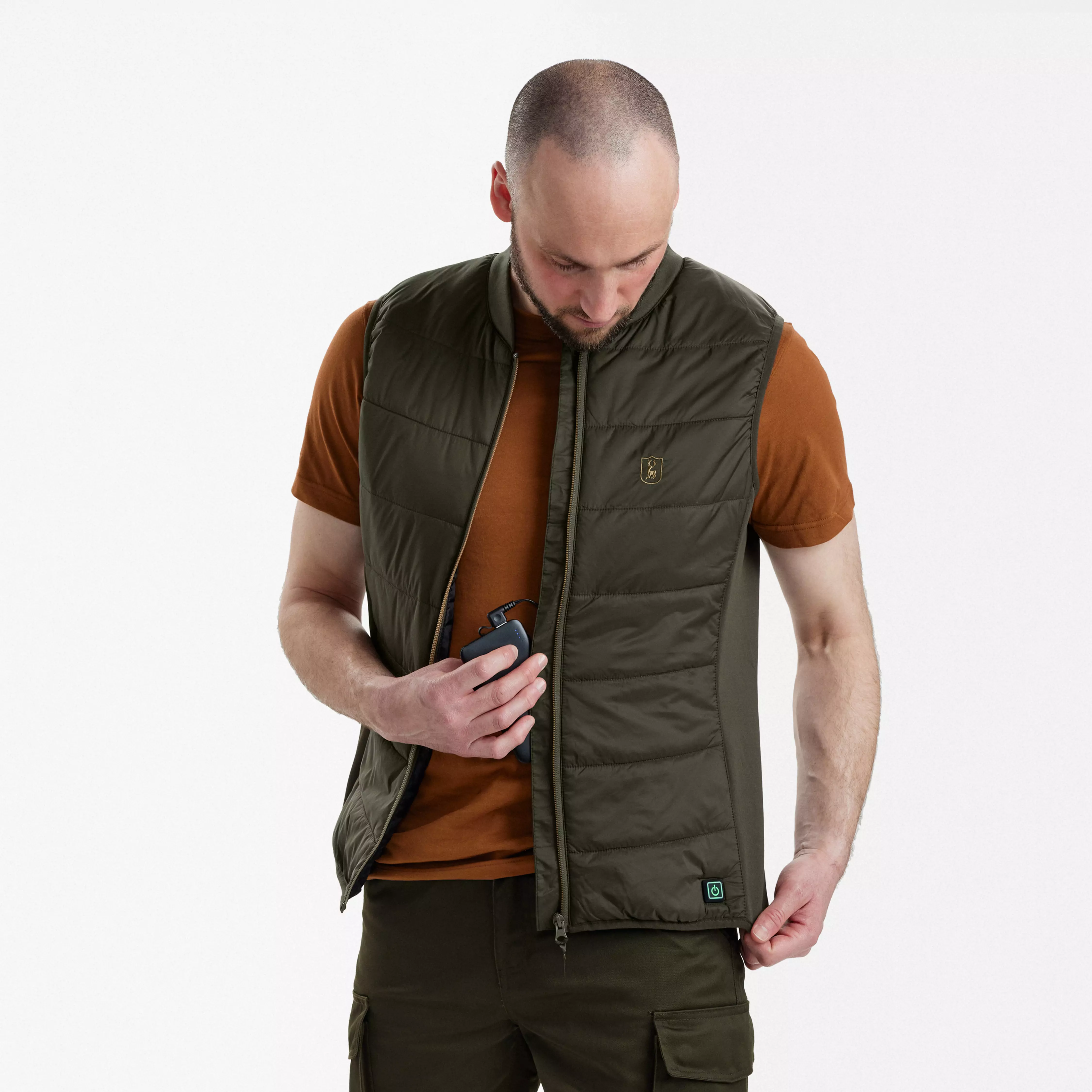 Heat gilet intérieur - Deep Green, image 1 sur 7