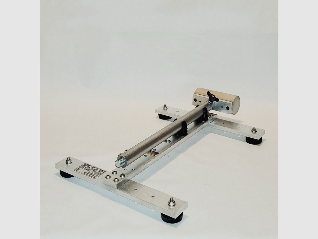 KGF-Auflagestativ - Auflageständer Alu HT-1000-Basic mit Buchenholz-Auflage, klappbar