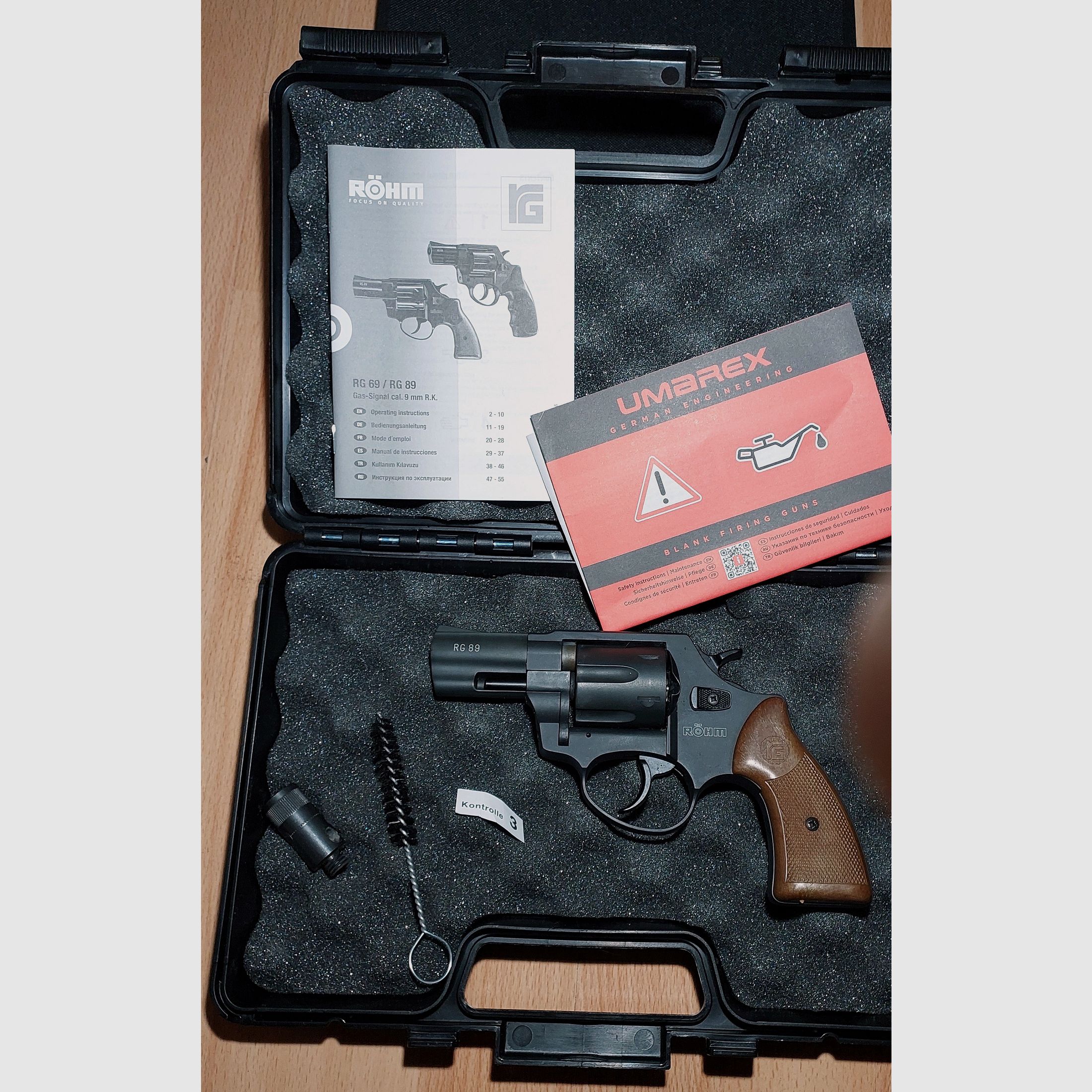 Röhm RG89 blank-firing revolver blued (PTB 976)