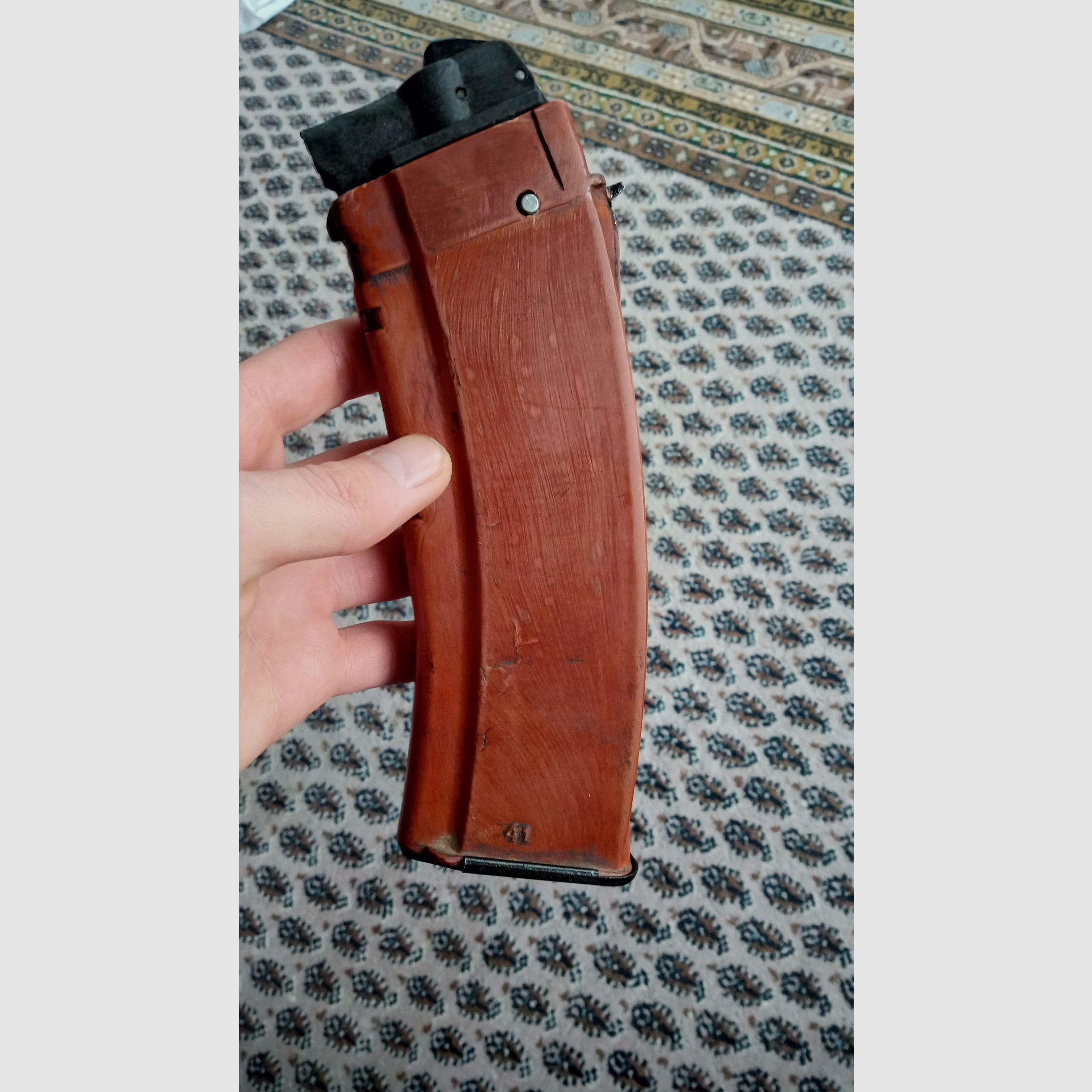 Vollstahl Co2 Yunker AKS-74u Deko von MWM Gillmann mit echten Teilen wahlweise mit Plum   // AKSU Krinkov / russ-guns-de / 4,5mm BB