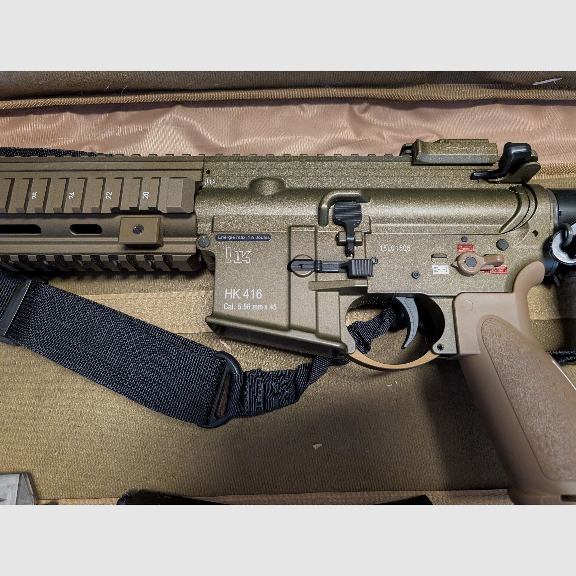 Heckler & Koch HK416 A5 Vollmetall Gas-Blow-Back 6mm BB RAL 8000