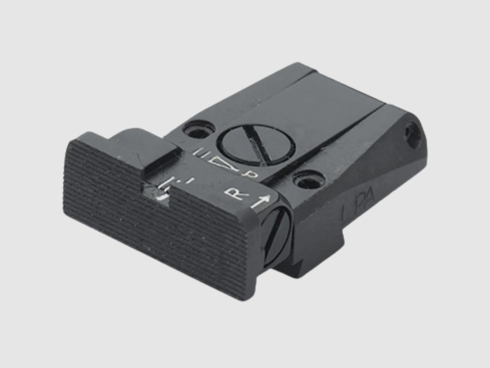 LPA Micrometer Sight "TR" without Front Sight for Walther Q5 Match SF, Black Diamond, Q4 SF O.R. - Plain Black
