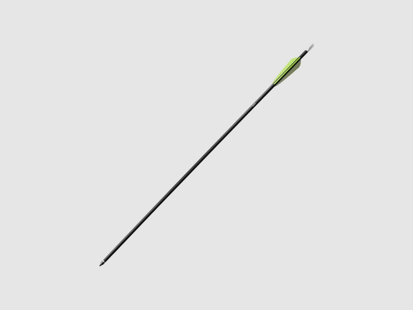 Ersatzpfeil Alu Pfeil schwarz 30"