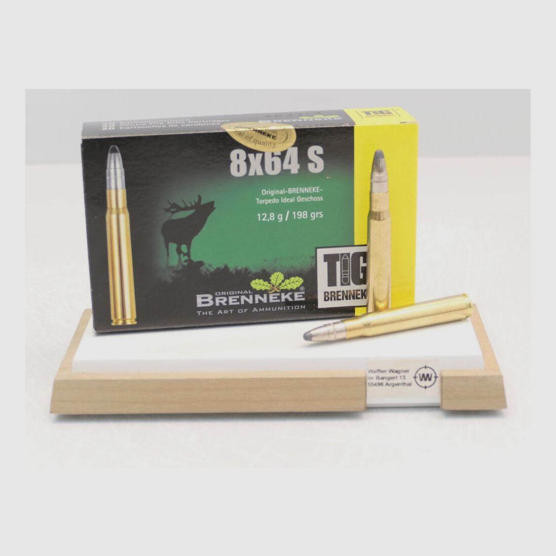 Brenneke TIG 12.8g/198grs A20 8x64 S
