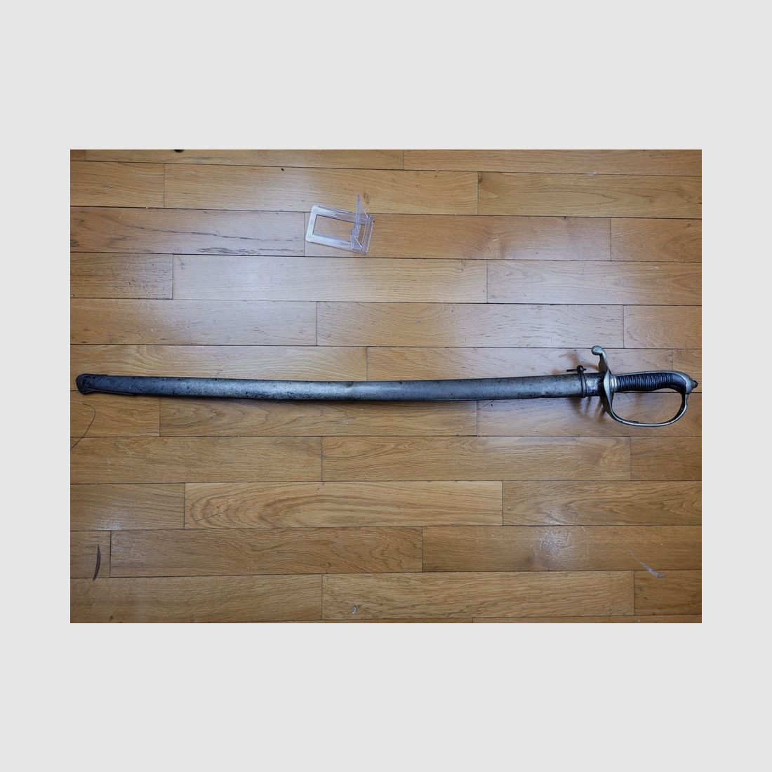 Sabre 1855 /82 d&rsquo;officier – Lame réglementaire – Attribué – émouvant souvenir de 14-18 – TBE, image 3 sur 17