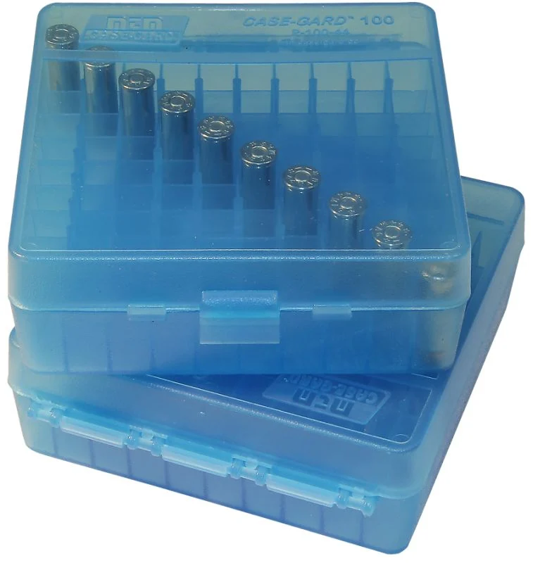 MTM-munitiekist voor pistoolmunitie (100 st., .44 Mag, …), blauw, afbeelding 2 van 3