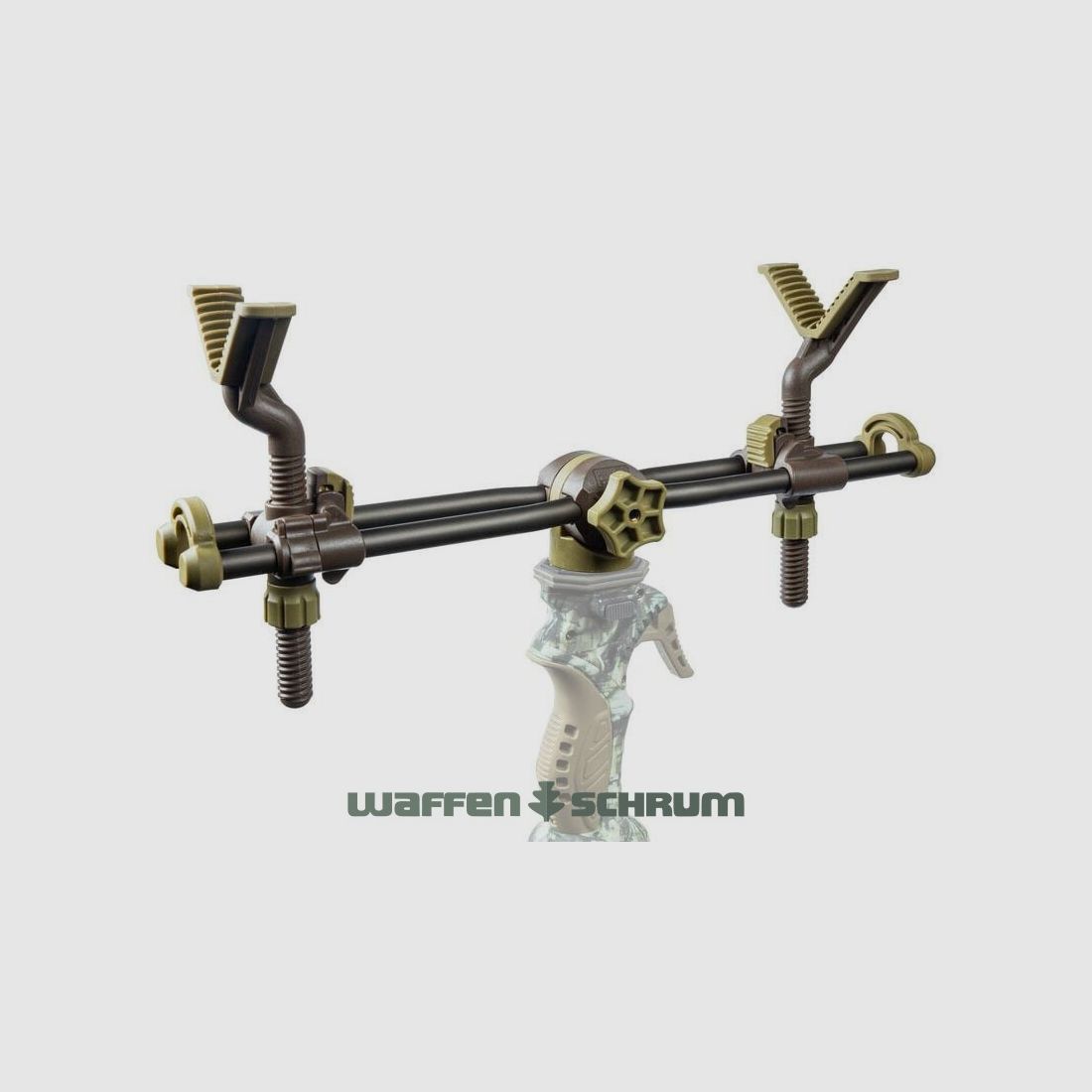 Primos Zielstock Trigger Stick Zubehör 2 Punkt Gewehrauflage mit Adapter