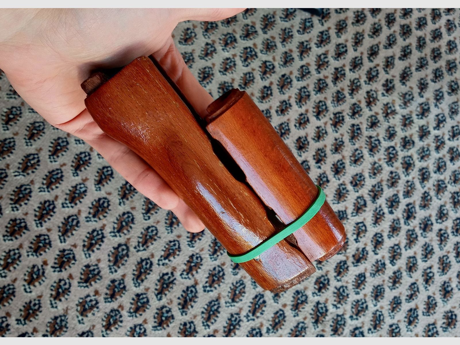 Rumänischer AK Palmswell Handschutz Holz / höchstwahrscheinlich PM md. 90 AIMR oder AK74 Cugir Champion in 5.56  // passt auch an Yunker / AKM Karabiner