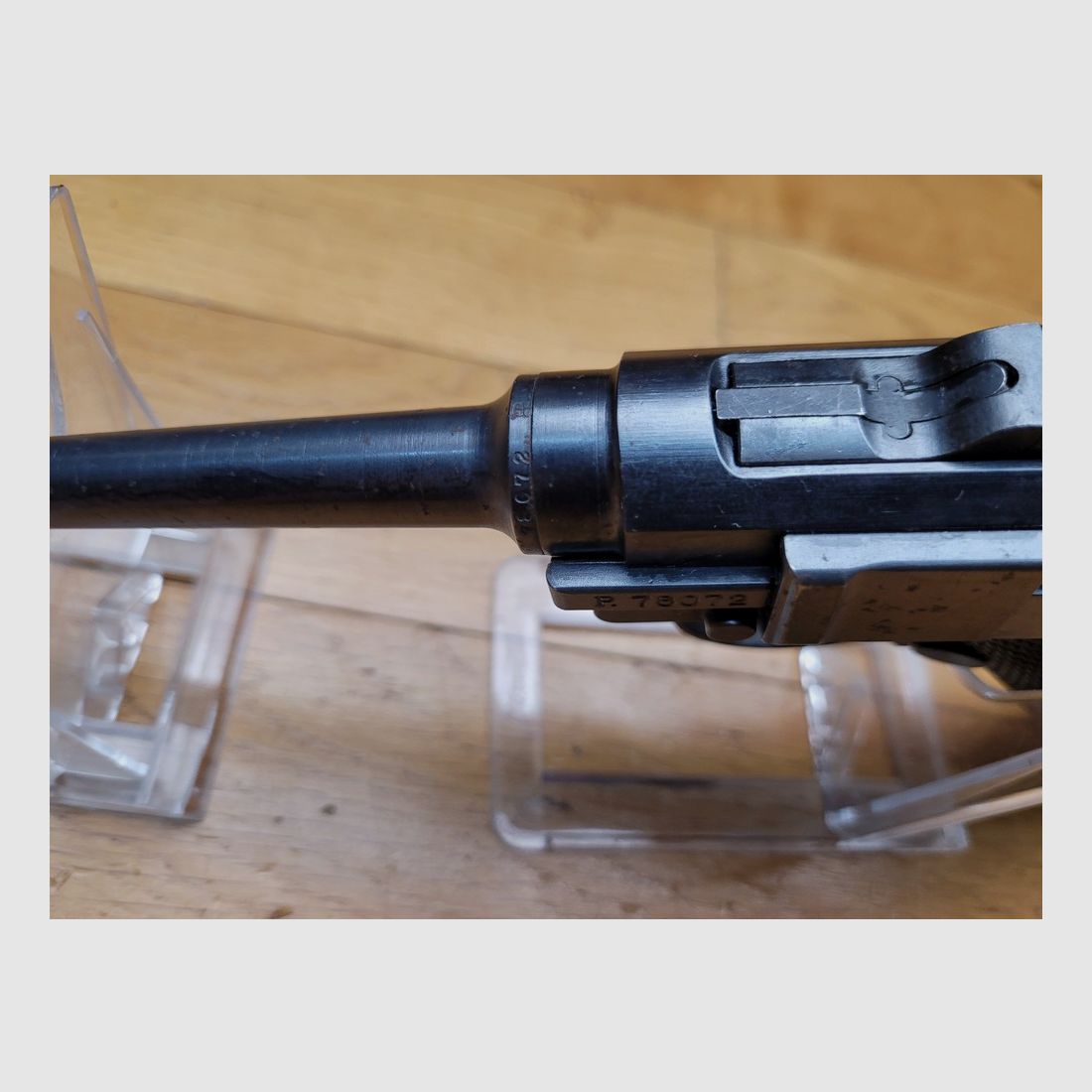 Bellissimo Luger svizzero P06/1929 – cal. 7,65 Parabellum – uno degli ultimi prodotti – Esemplare molto raro per il mercato civile (uno dei 317!) – monomatricola – caricatore a modello – Condizioni eccellenti!, immagine 11 di 19