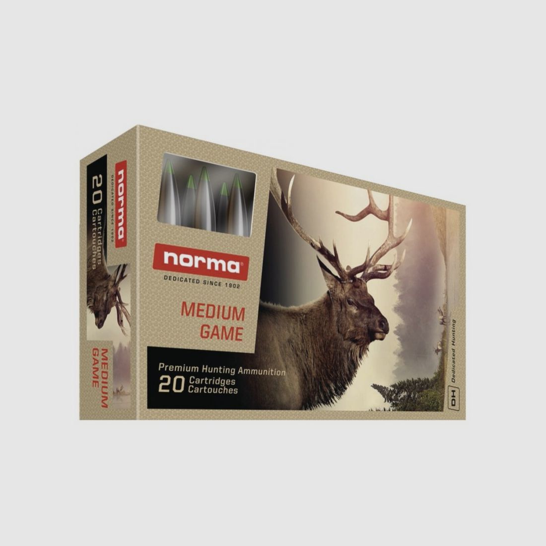 Patrone Norma Ecostrike Kal. .300 WIN MAGNUM 165GR 10,7G BTE 20