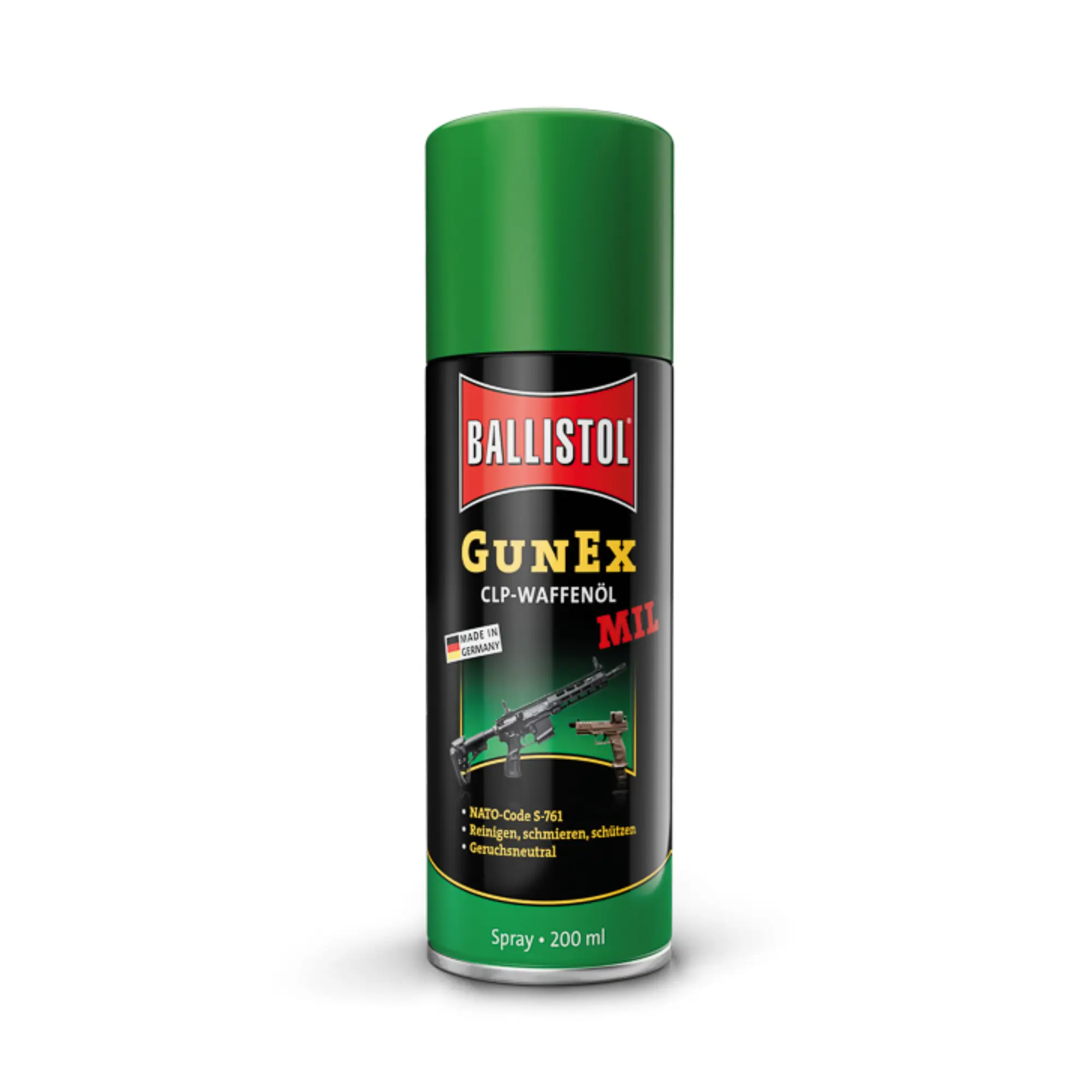 Ballistol GunEx Mil Spezial-Waffenöl Spray (200 ml)