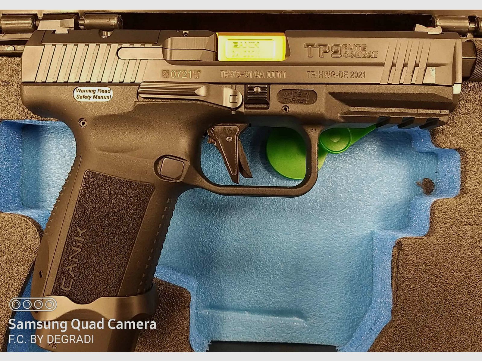 CANIK TP9 ELITE COMBAT GOLD BARREL, immagine 3 di 4