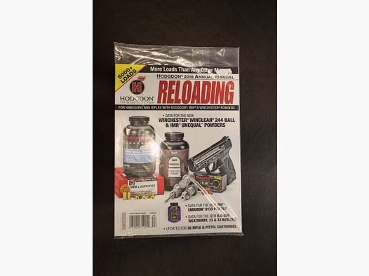 Hodgdon Reloading Annual Manual 2018