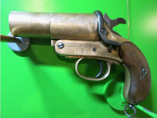 Signalpistole  Webley&Scott Leuchpistole Nr.1 Mk III, Birmingham, Kal. 4 (26,5 mm)   #50