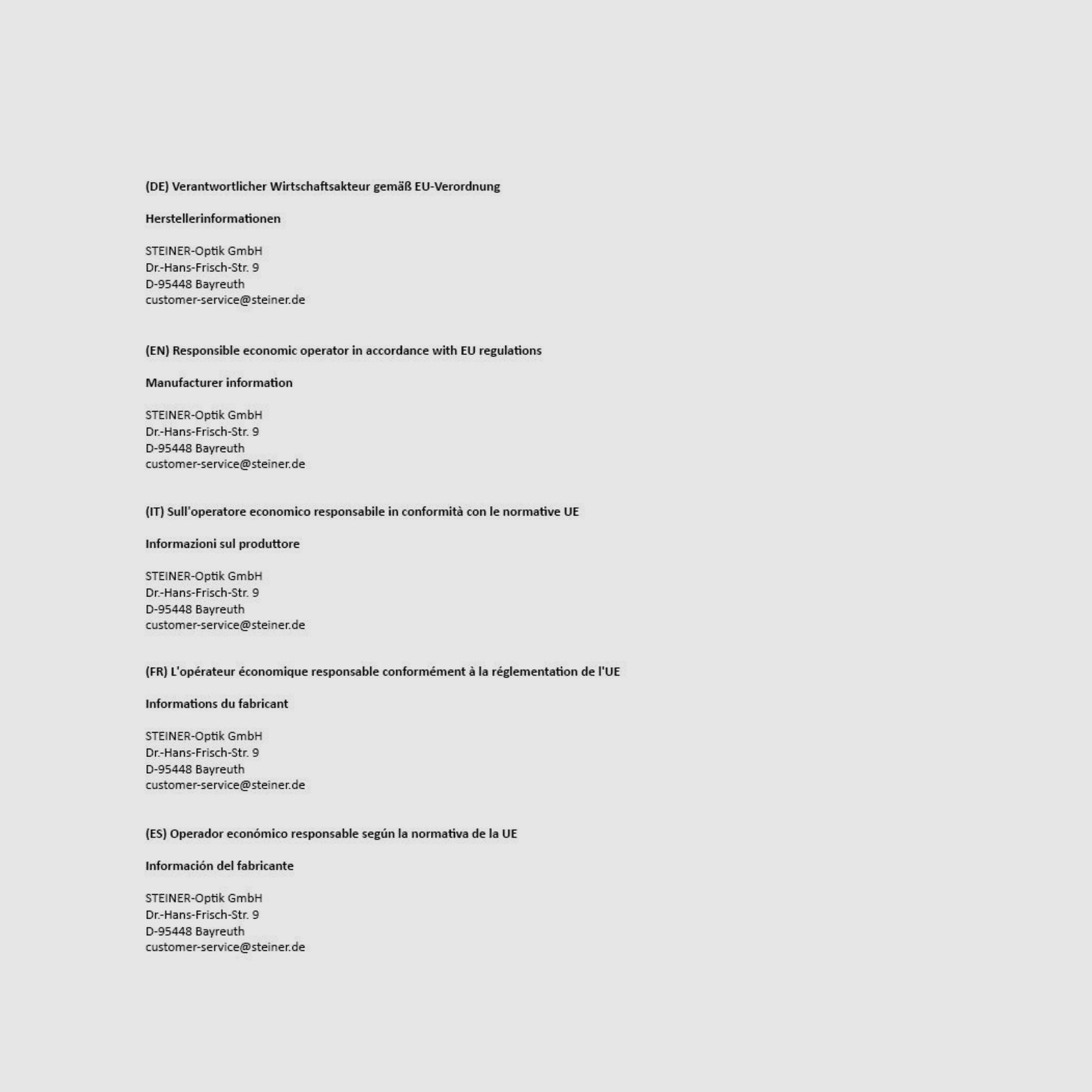 Steiner 202287650 Ranger 4 2.5-10x50 Reticle 4A-I 2nd focal plane