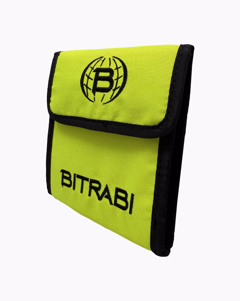 Bitrabi Portalicenza Jaune Fluo CM 16X15, image 1 sur 2