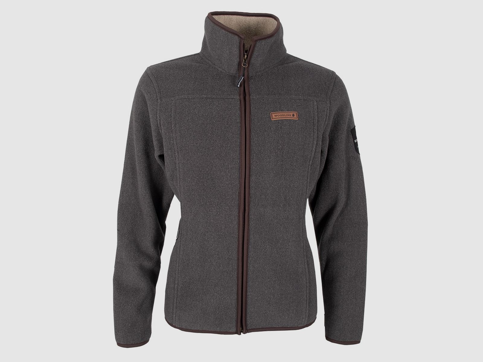 Woodline Bolmen Veste en Fleece Femme Grise - 34