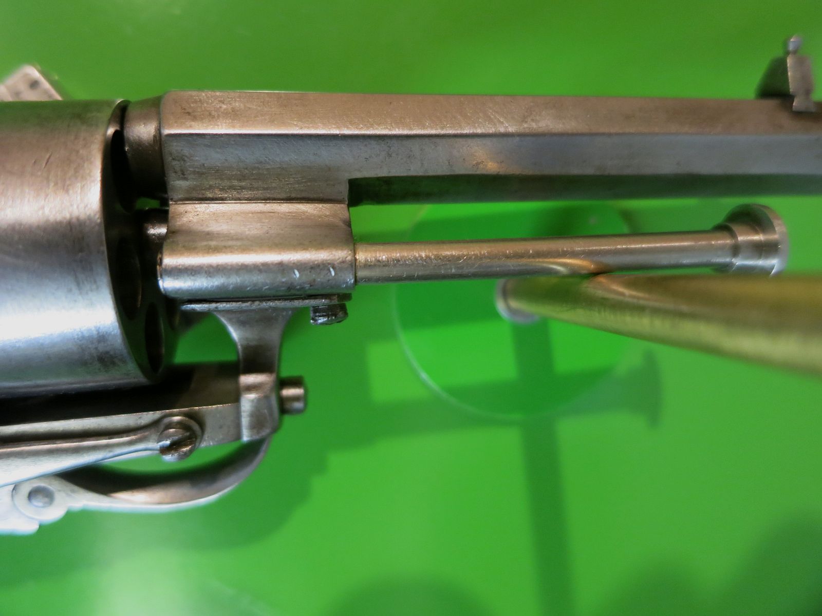 Revolver, Lefaucheux-Stiftfeuerrevolver M1858, Kal. 7 mm, Zivileproduktion     #87-