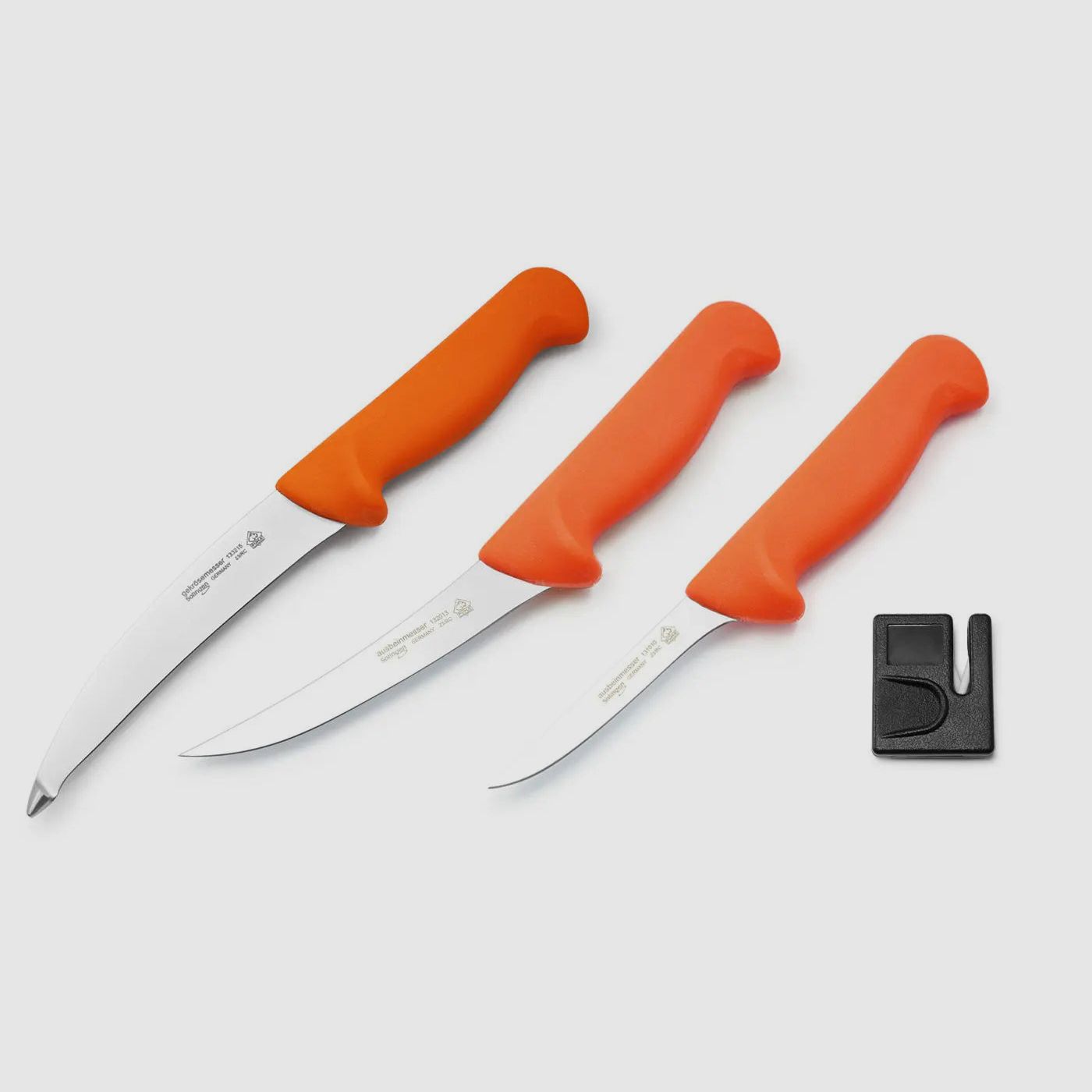 Set di coltelli PUMA da 4 pezzi con custodia in nylon