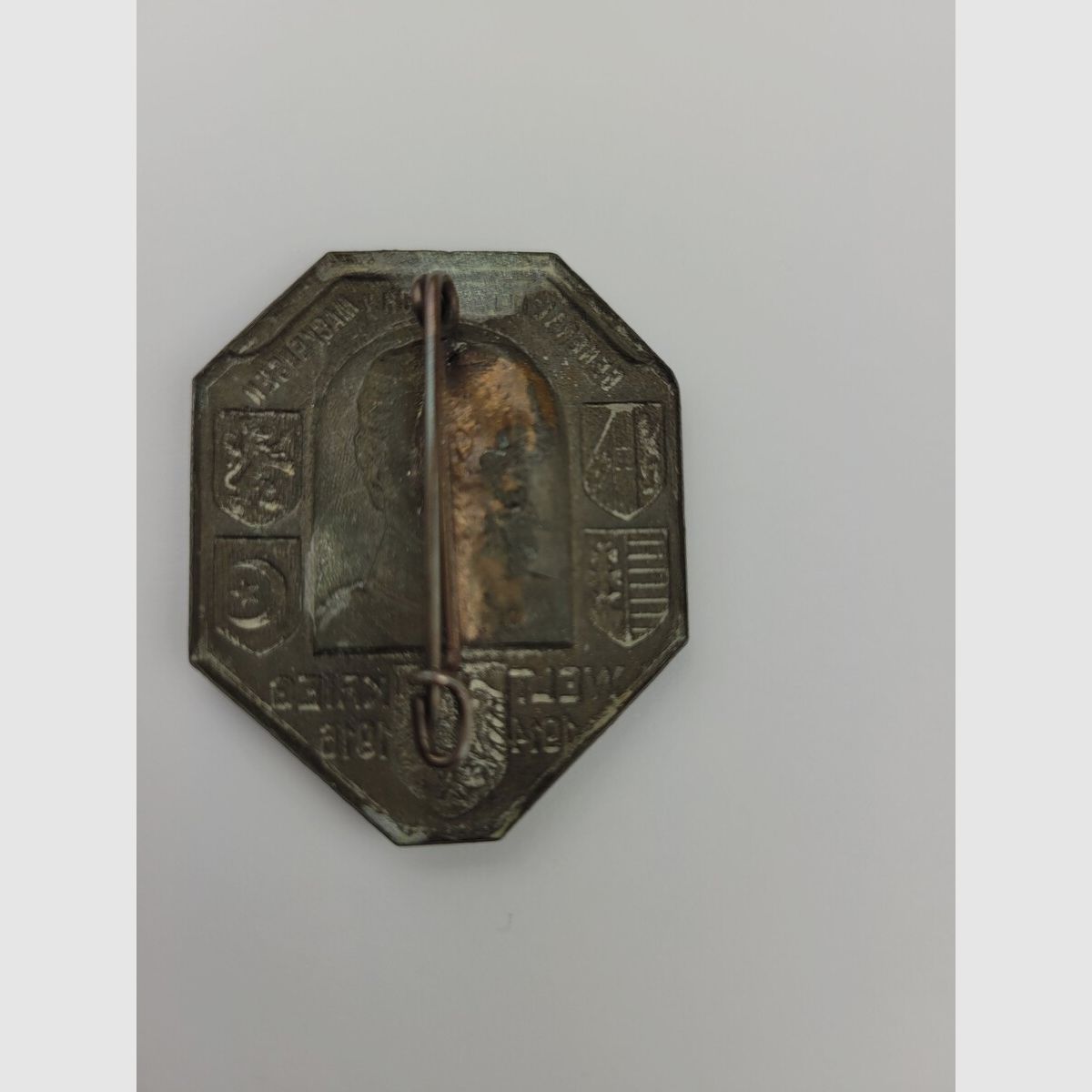 Selten – Lot von 3 patriotischen Abzeichen für österreichische Soldatenmützen – 1. Weltkrieg – TBE, Bild 4 von 10