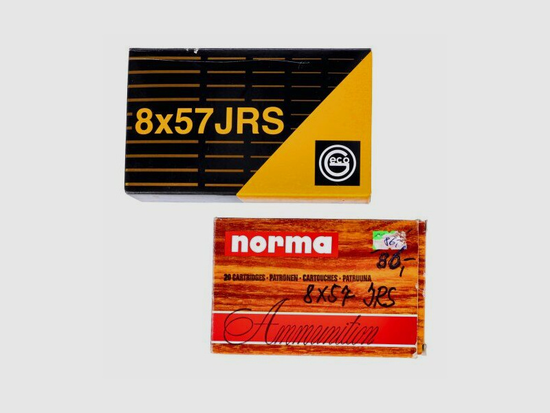 Ammunition 8 x 57IRS (38 shots) GECO/MWK