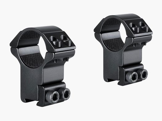 HAWKE 22102 25.4mm high ring mount for 9-11mm rail scope mount