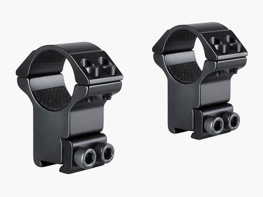 HAWKE 22102 25.4mm high ring mount for 9-11mm rail scope mount