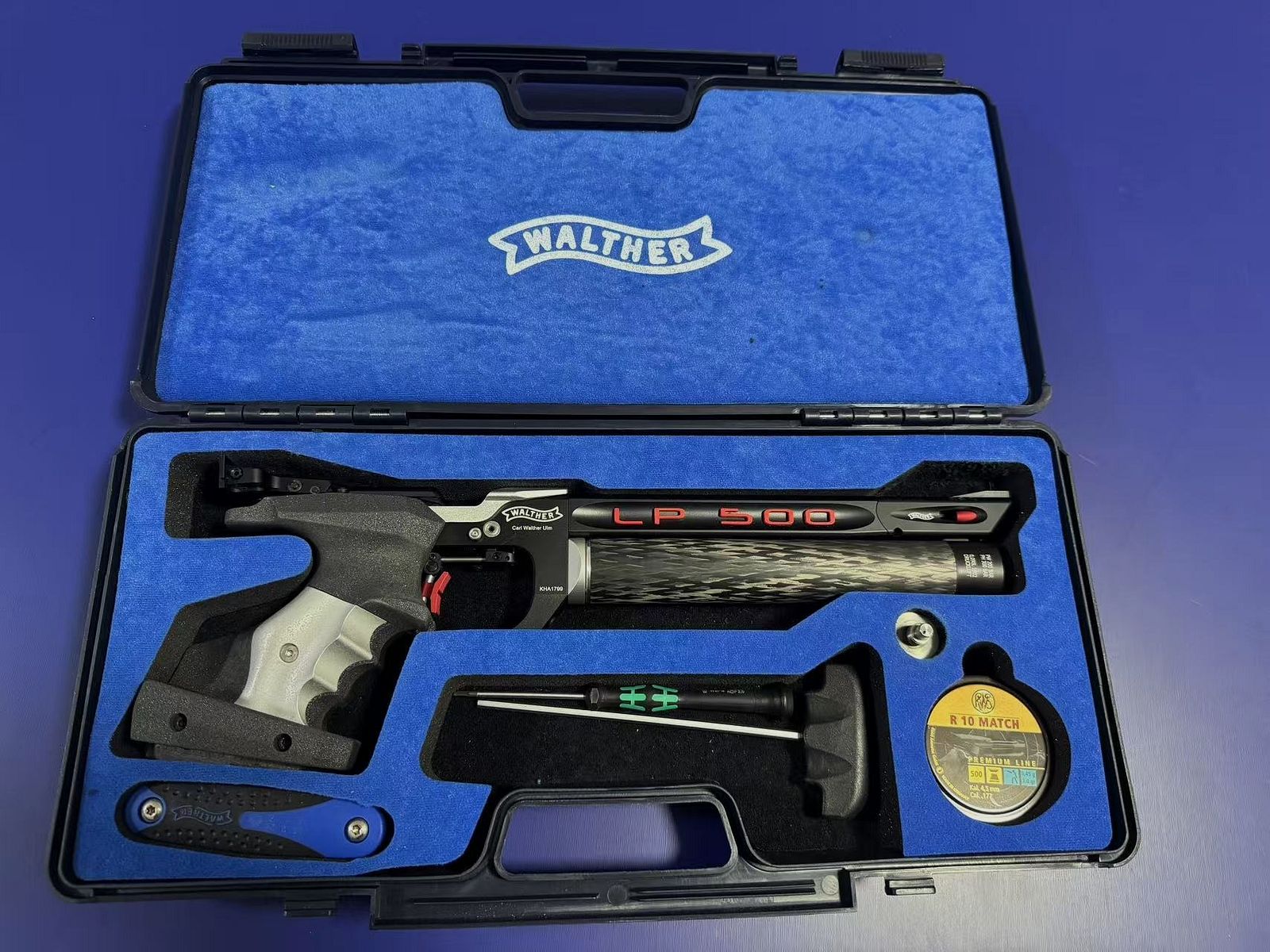 Walther LP 500 mit 2 extra Griffe