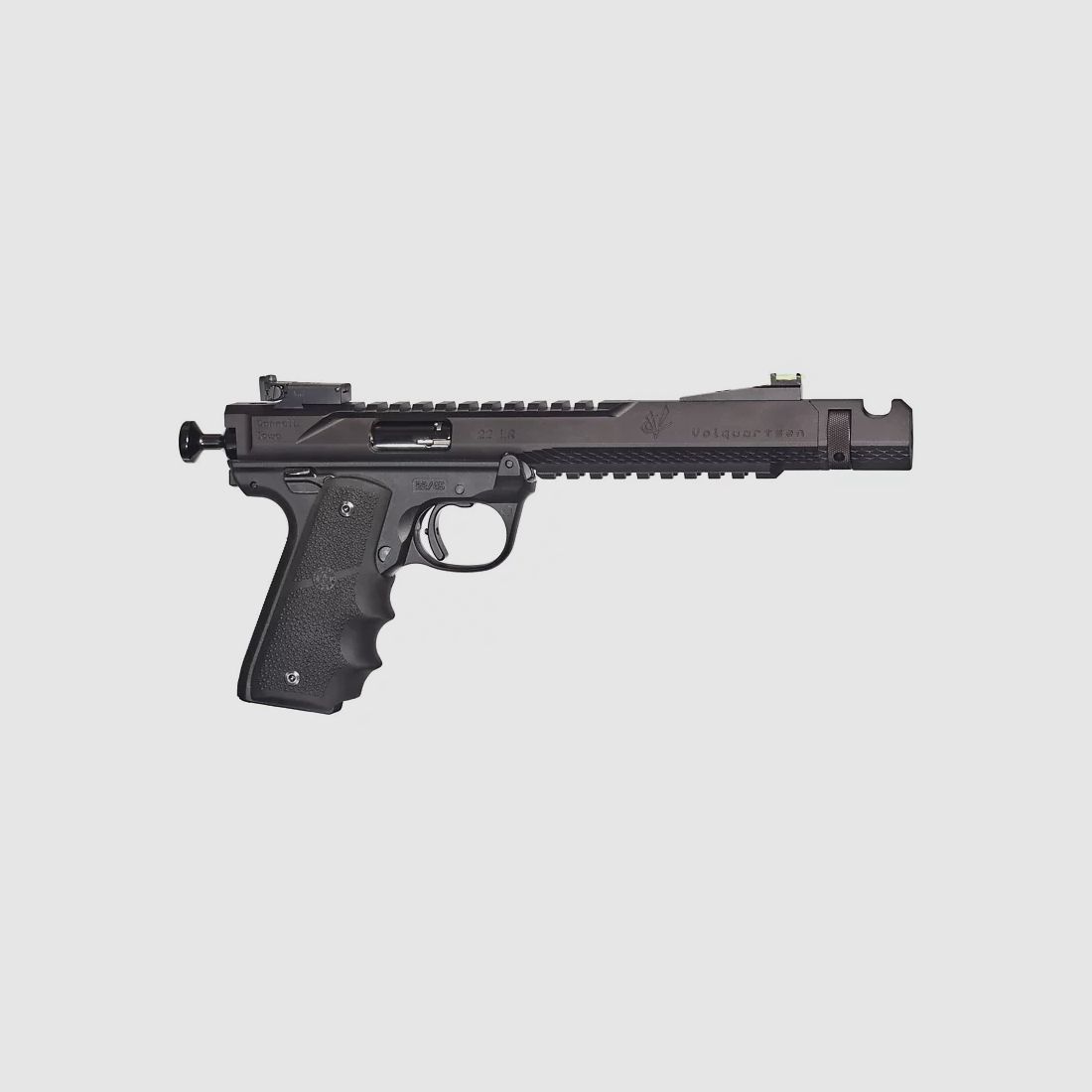 Volquartsen Black Mamba, 6", Fiber Optic Front Sight, Single Port Comp, Black Anodized Aluminum