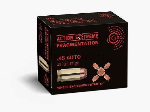 Geco GECO .45ACP Action Extreme Fragment. 11.3g
