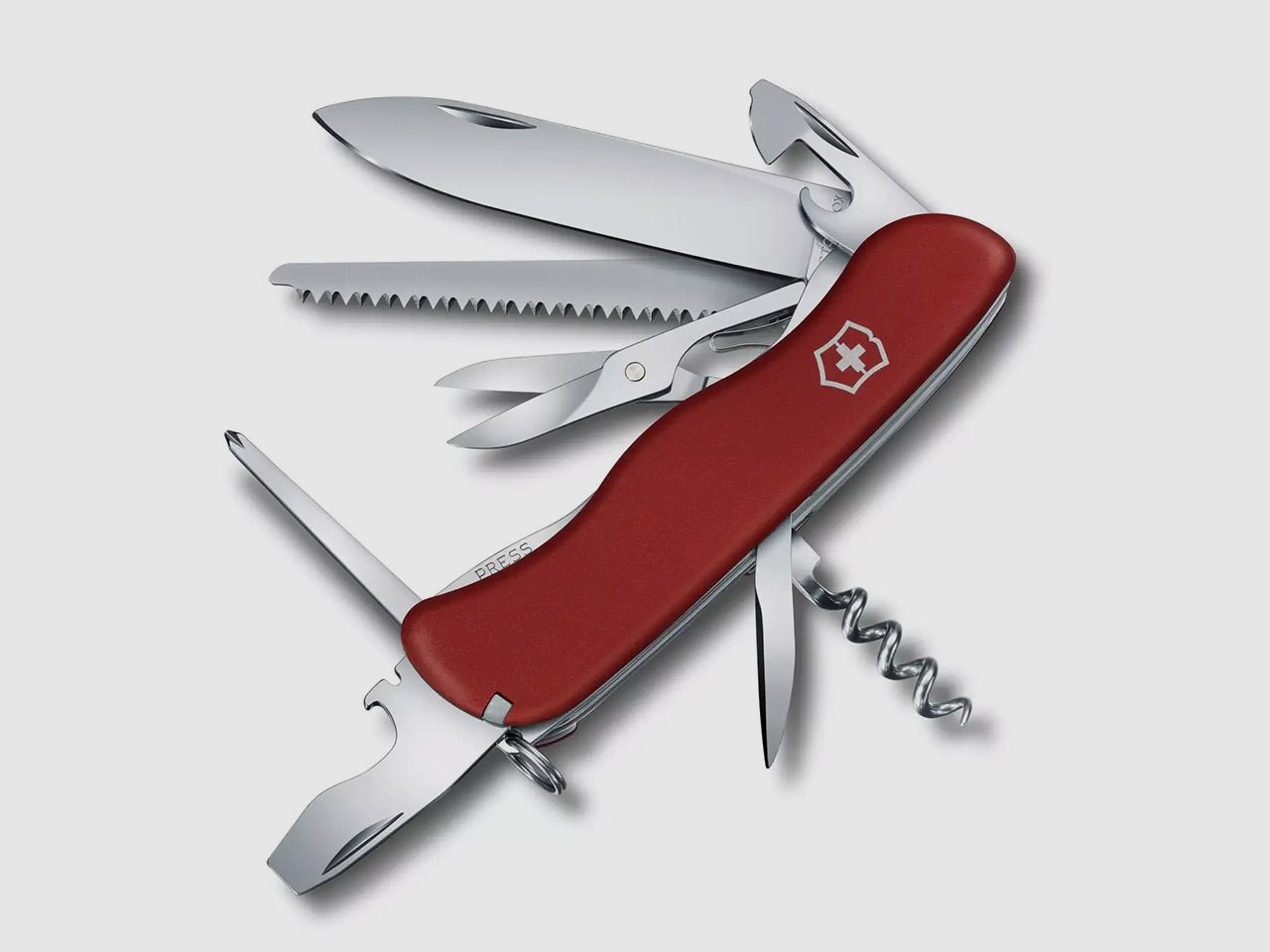 Multitool Schweizer Taschenmesser Victorinox Outrider 14 Funktionen LĂ¤nge 111 cm