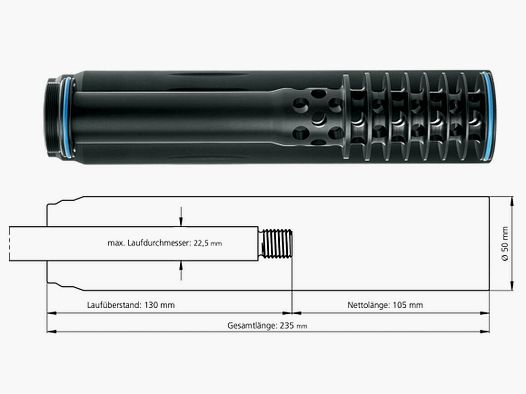 Schalldämpfer ERA®Silencer SOB2