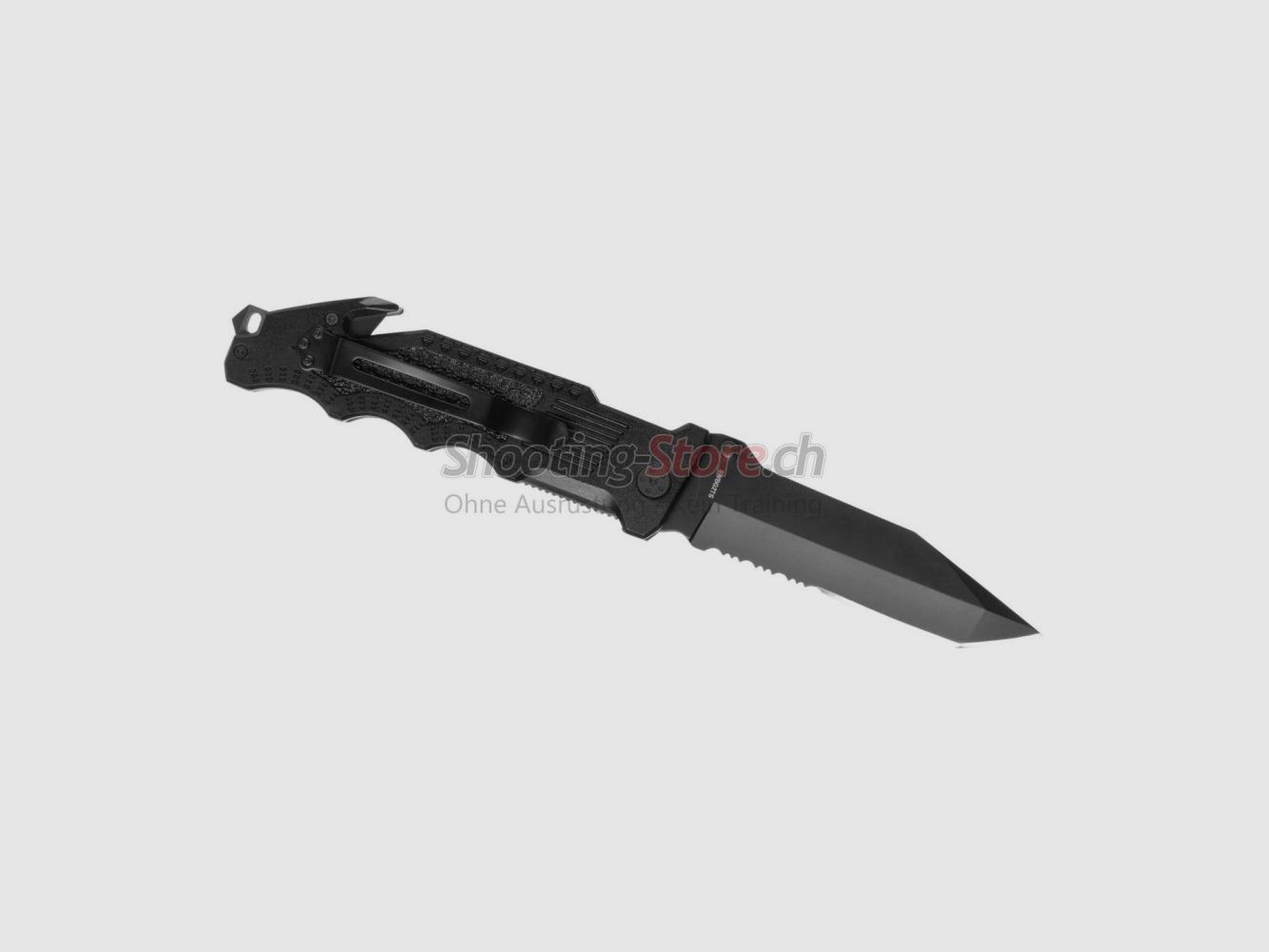 Smith & Wesson Border Guard SWBG2TS Serrated Tanto Folder Black